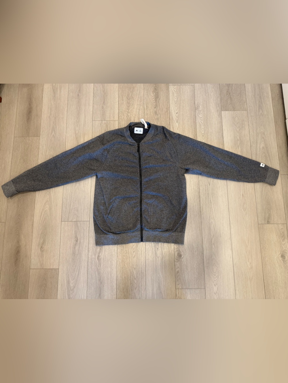 XXL Adidas x Reigning Champ Gray Bomber Jacket